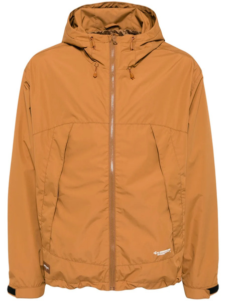 Chocoolate Hooded Zip-up Windbreaker - Orange 