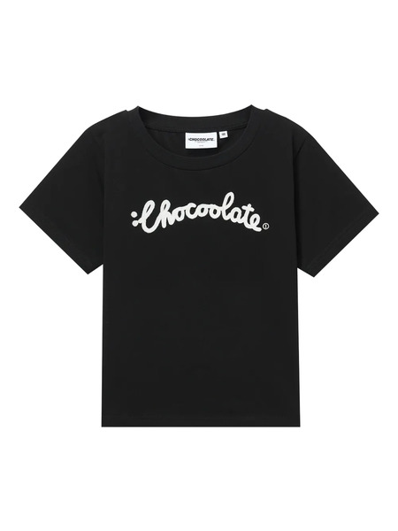  Chocoolate Logo-embroidered T-shirt - Black 