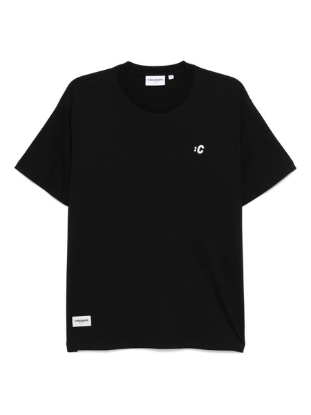  Chocoolate Logo-embroidered T-shirt - Black 
