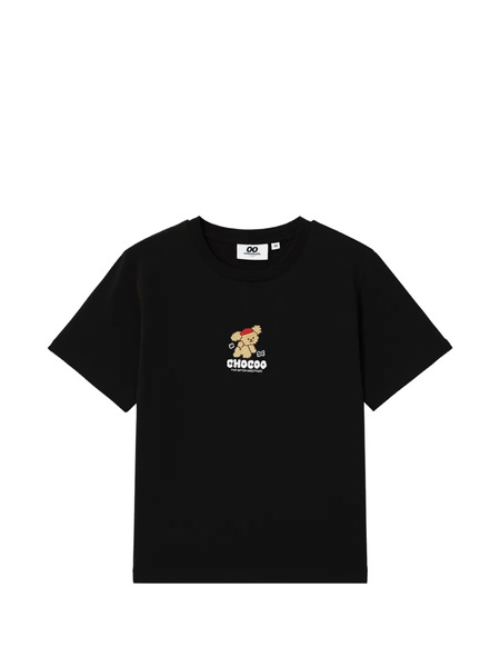  Chocoolate Logo-embroidered T-shirt - Black 