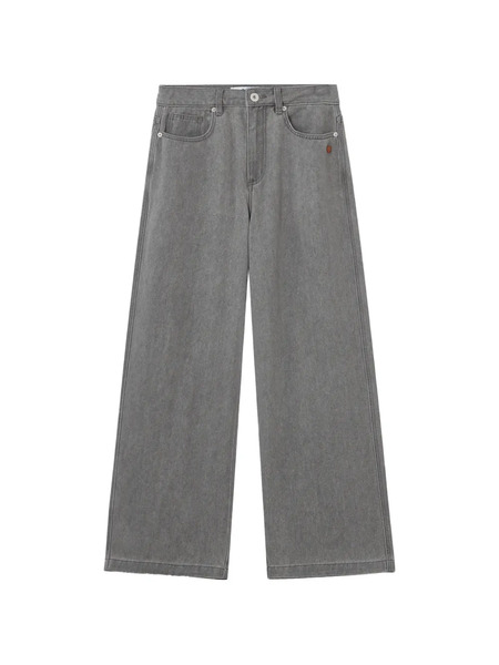  Chocoolate Logo-patch Five-pocket Jeans - Grey 