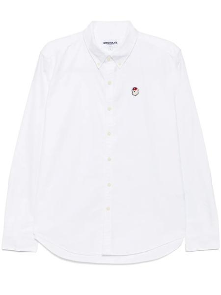  Chocoolate Logo-patch Shirt - White 
