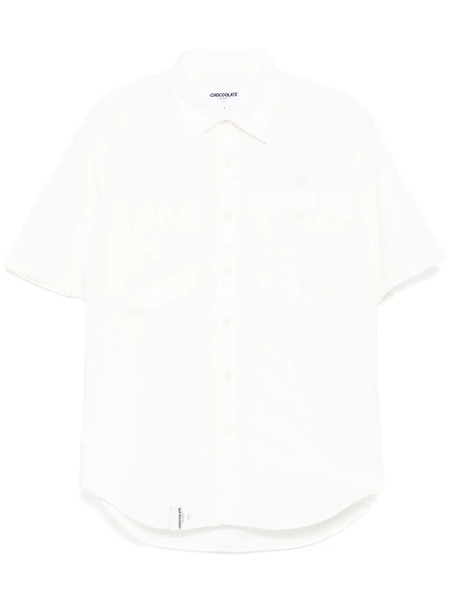 Chocoolate Logo-patch Shirt - White 