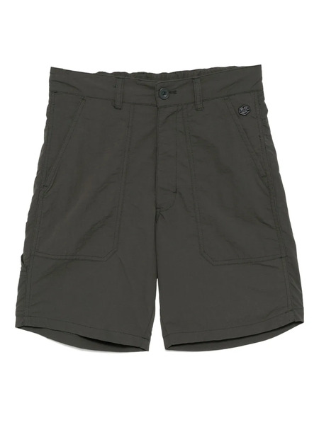  Chocoolate Logo-patch Shorts - Grey 
