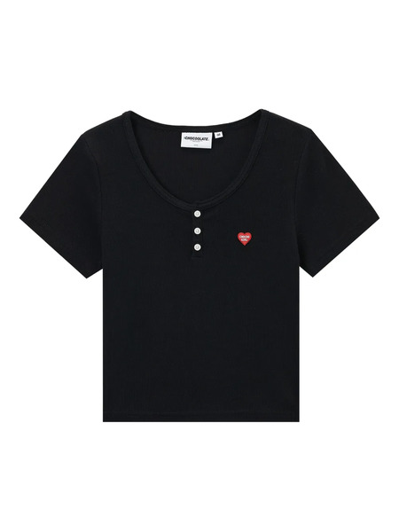  Chocoolate Logo Patch T-shirt - Black 
