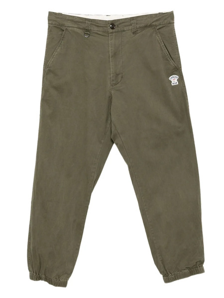  Chocoolate Logo-plaque Trousers - Green 