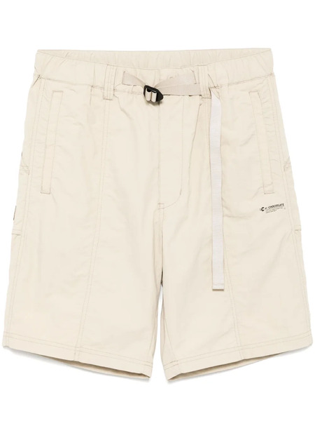  Chocoolate Logo-print Shorts - Neutrals 
