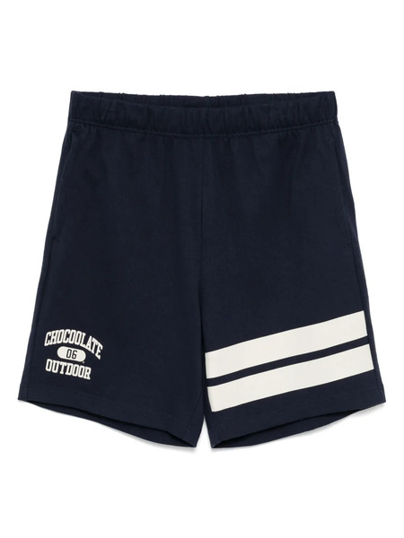  Chocoolate Logo-printed Shorts - Blue 