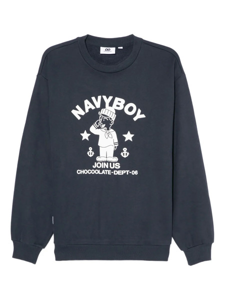  Chocoolate Logo-printed Sweatshirt - Blue 