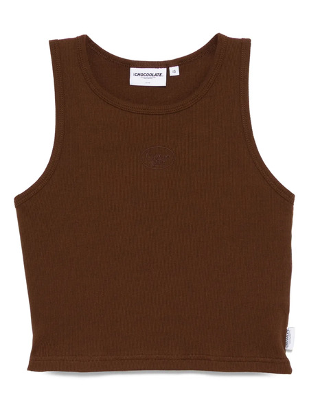  Chocoolate Logo Tank Top - Brown 