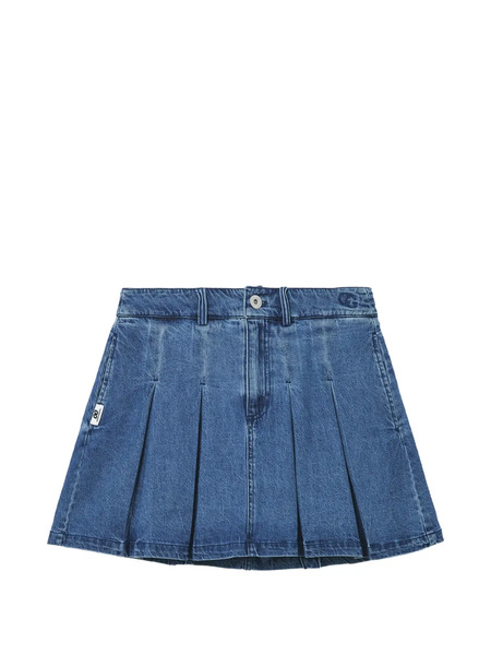 Chocoolate Pleated Mini Skirt - Blue 