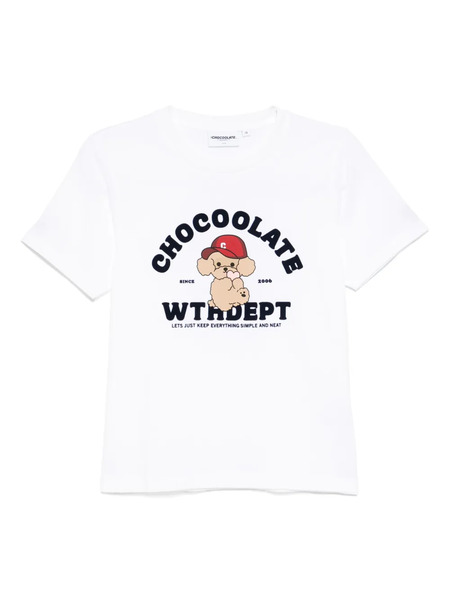  Chocoolate Printed T-shirt - White 