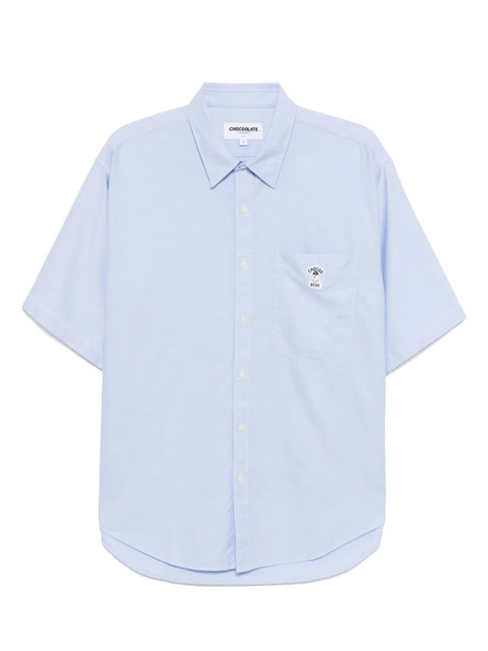  Chocoolate Short-sleeved Shirt - Blue 