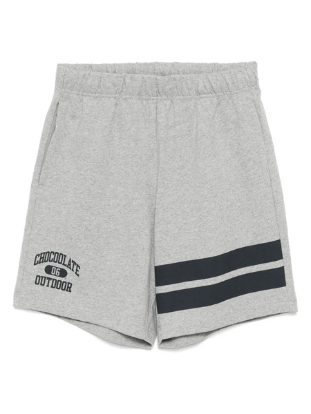  Chocoolate Striped Shorts - Grey 