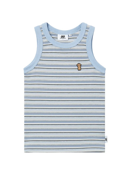 Chocoolate Striped Tank Top - Blue 
