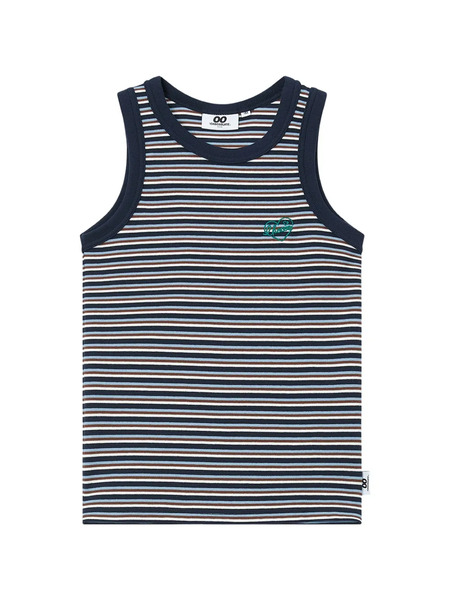  Chocoolate Striped Tank Top - Blue 