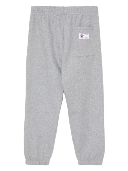  Chocoolate X Russell Athletic Bear-embossed Trousers - Grey 