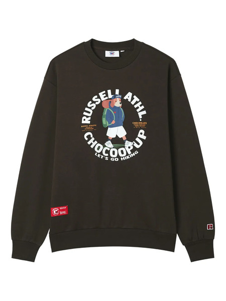  Chocoolate X Russell Athletic Crew-neck Sweatshirt - Brown 
