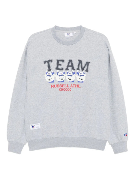  Chocoolate X Russell Athletic Graphic-print Sweatshirt - Grey 