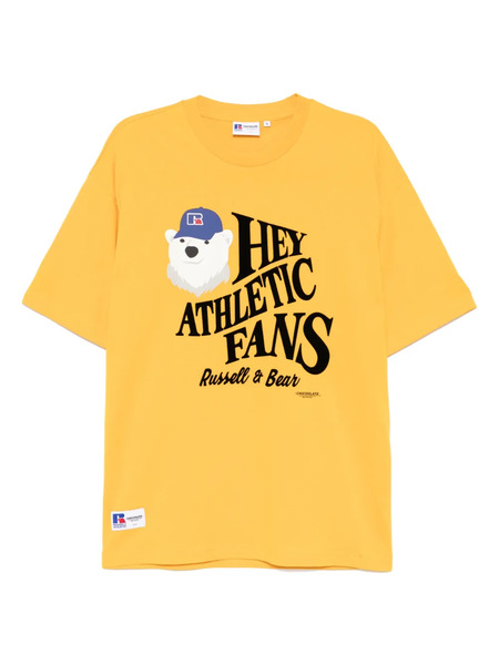  Chocoolate X Russell Athletic Graphic-print T-shirt - Yellow 