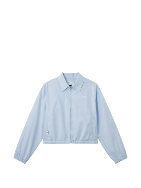  Chocoolate Zip-up Cotton Jacket - Blue 