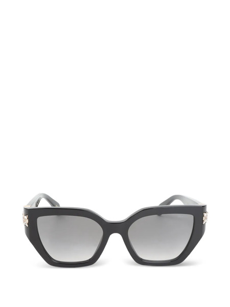  Chopard Eyewear Crystal Embellished Sunglasses - Black 