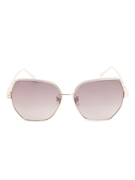  Chopard Eyewear Geometric-frame Sunglasses - 08fc Rose Gold 