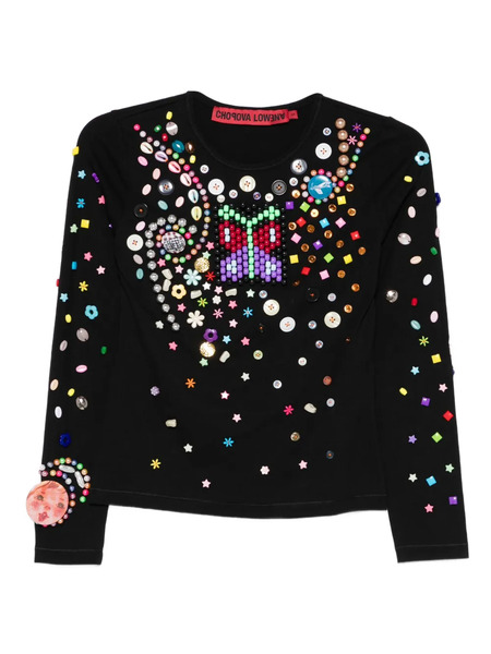  Chopova Lowena Night Defunct Sweater - Black 