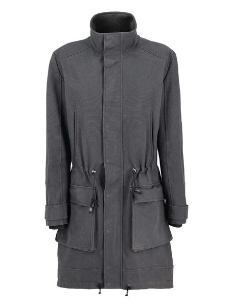  Christian Pellizzari Patch-pocket Parka Coat - Grey 