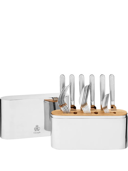  Christofle Concorde 24-piece Flatware Set (six-person Setting) - Silver 
