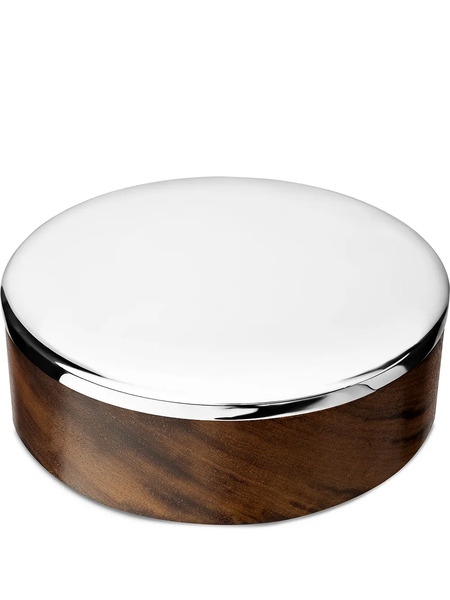  Christofle Large Uni Round Box (12cm) - Silver 