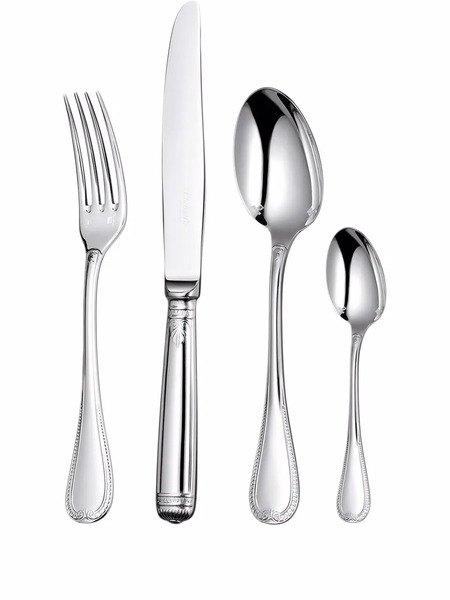  Christofle Malmaison 24-piece Flatware Set (six-person Setting) - Silver 