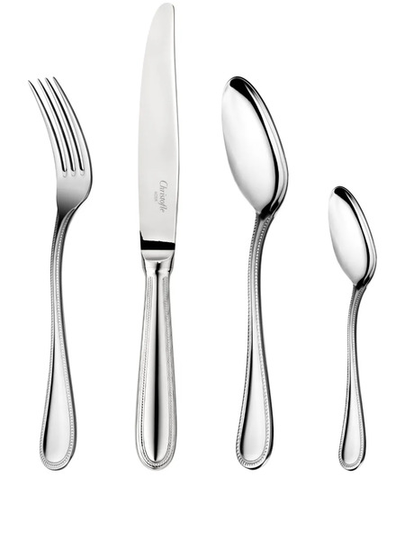  Christofle Perles 48-piece Flatware Set (12-person Setting) - Silver 