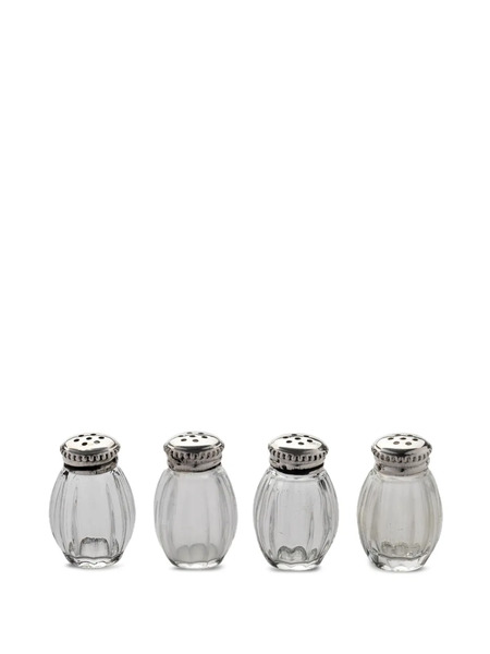  Christofle Perles Salt Shakers (set Of Four) - Silver 
