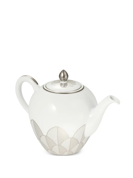 Christofle Round Teapot - White 