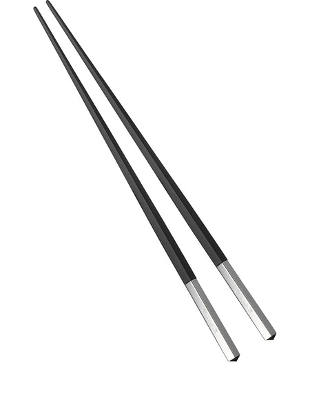  Christofle Uni Chopsticks - Black 