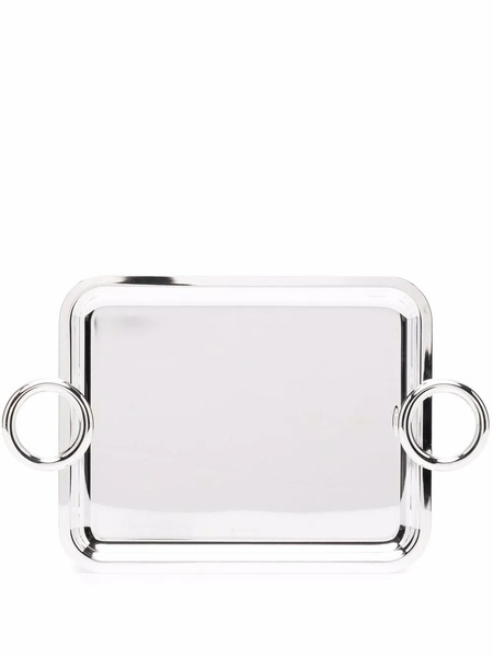  Christofle Vertigo Rectangular Tray (20cm X 16cm) - Silver 