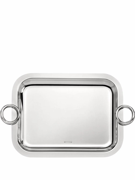  Christofle Vertigo Rectangular Tray (26cm X 20cm) - Silver 