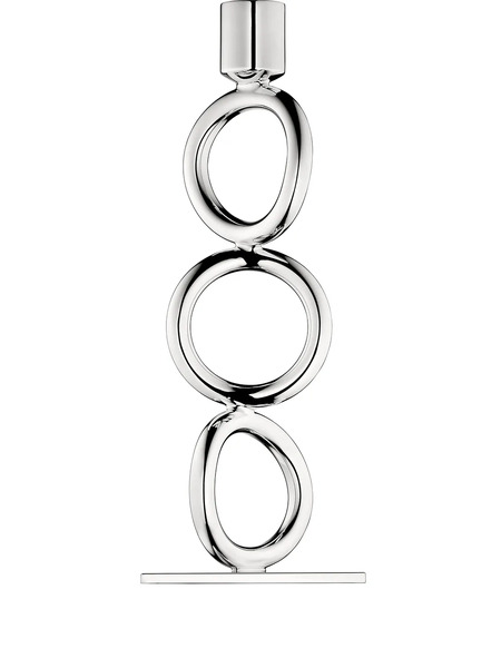  Christofle Vertigo Three-ring Candlestick - Silver 