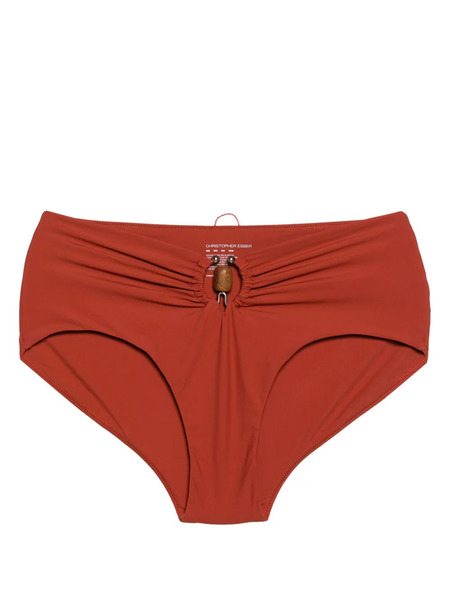  Christopher Esber Crystal Orbit Swim Briefs - Brown 