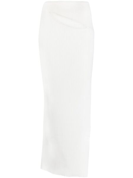  Christopher Esber Cut-out Maxi Skirt - White 