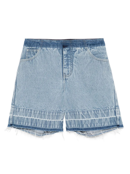  Christopher Esber Deconstruct Denim Shorts - Blue 