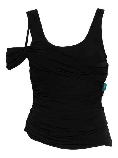  Christopher Esber Draped Asymmetric Top - Black 