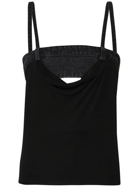  Christopher Esber Draped Duo Bustier Top - Black 