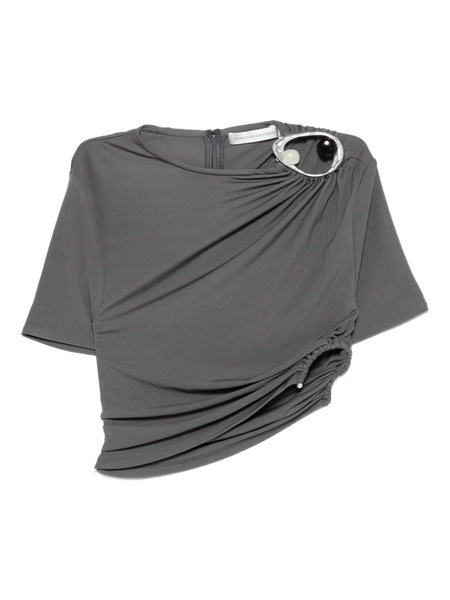  Christopher Esber Draped Top - Grey 