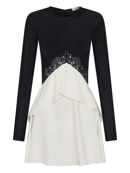  Christopher Esber Endrey Lace-insert Mini Dress - Black 