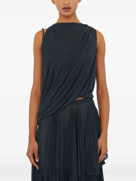  Christopher Esber Macrame Silk Knot Top - Grey 