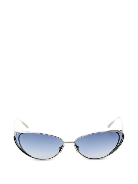  Christopher Esber Milla 96 Cat-eye Sunglasses - Silver 
