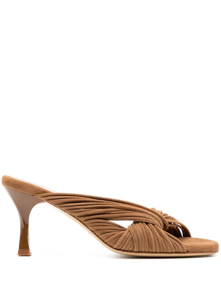  Christopher Esber 70mm Fender Sandals - Neutrals 