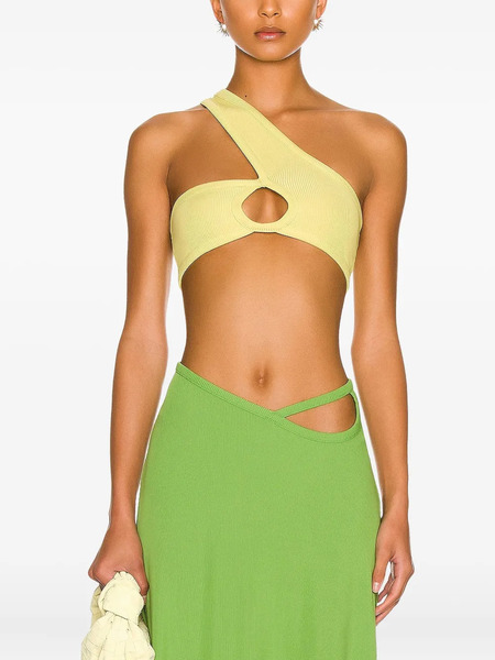  Christopher Esber One-shoulder Cut-out Top - Yellow 